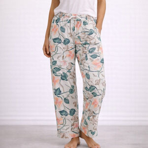 Anthropologie Malin Gyllensvaan Magnolia Flannel Sleep Pants - Size Medium